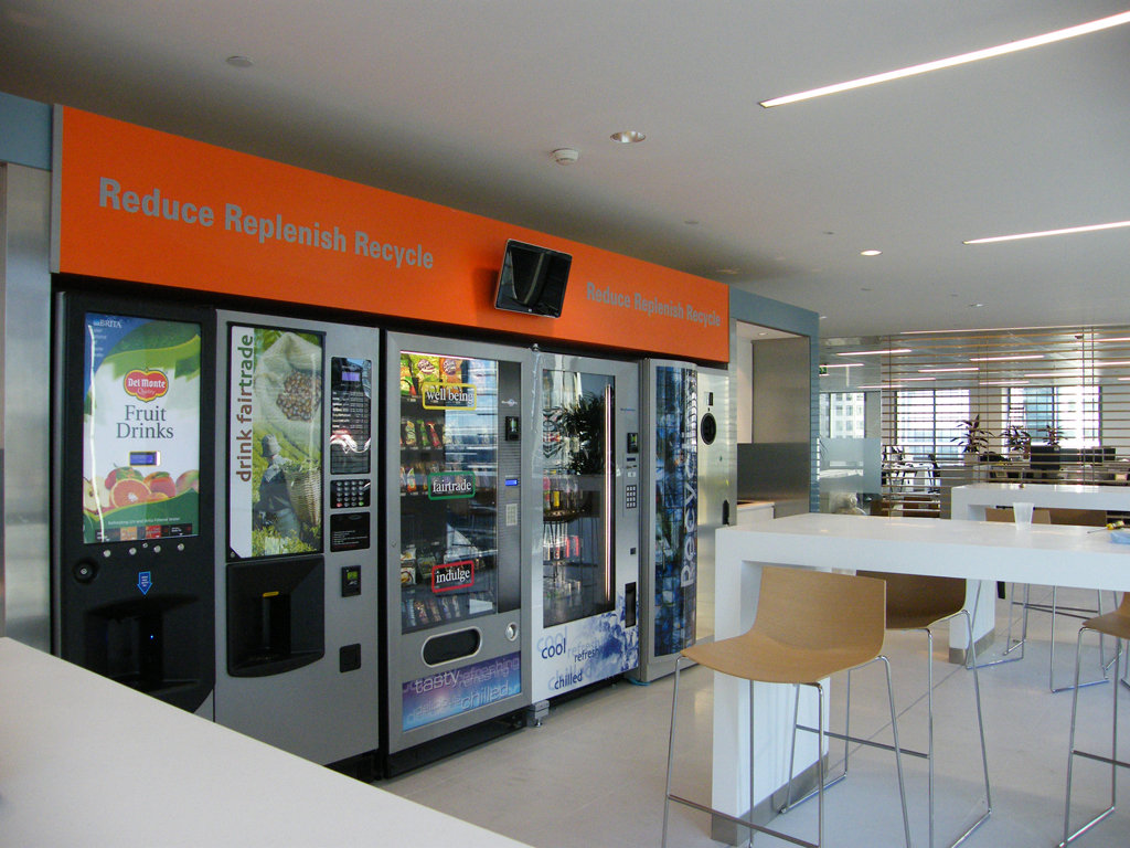 Reverse Vending Machine in Barclays Capital